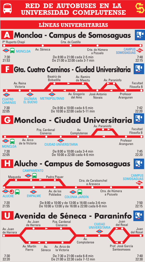 Red Autobuses Universitarios